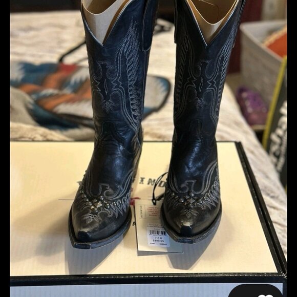 ISO Idyllwind Black Trouble Western Boots 7/7.5 - Picture 2 of 2